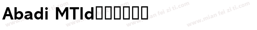 Abadi MTld字体转换